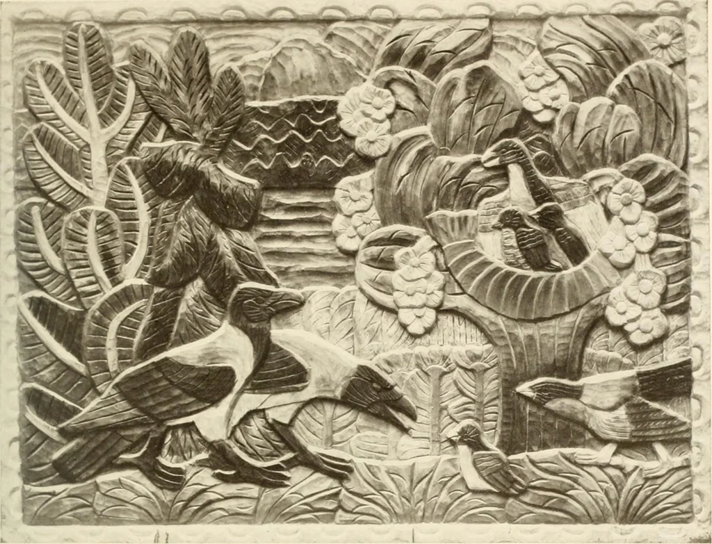 An illustration from Catalogue de luxe of the Department of Fine Arts, Panama-Pacific International Exposition, 1915, leaf 102