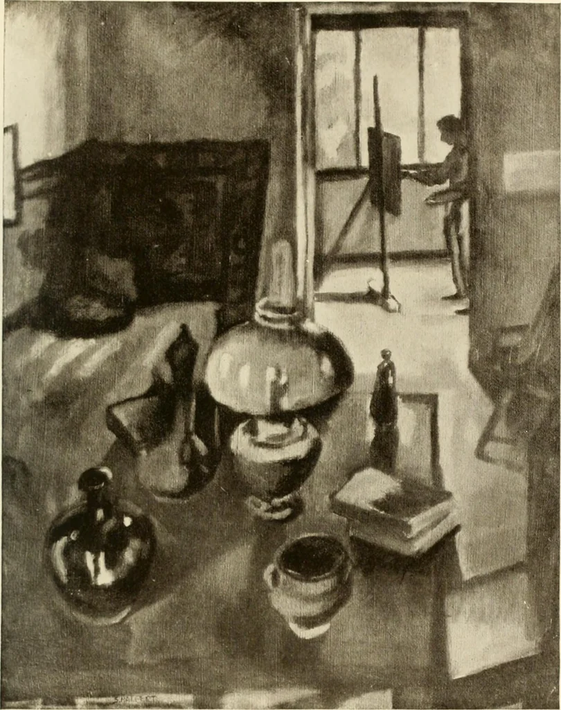 An illustration from Catalogue de luxe of the Department of Fine Arts, Panama-Pacific International Exposition, 1915, leaf 204