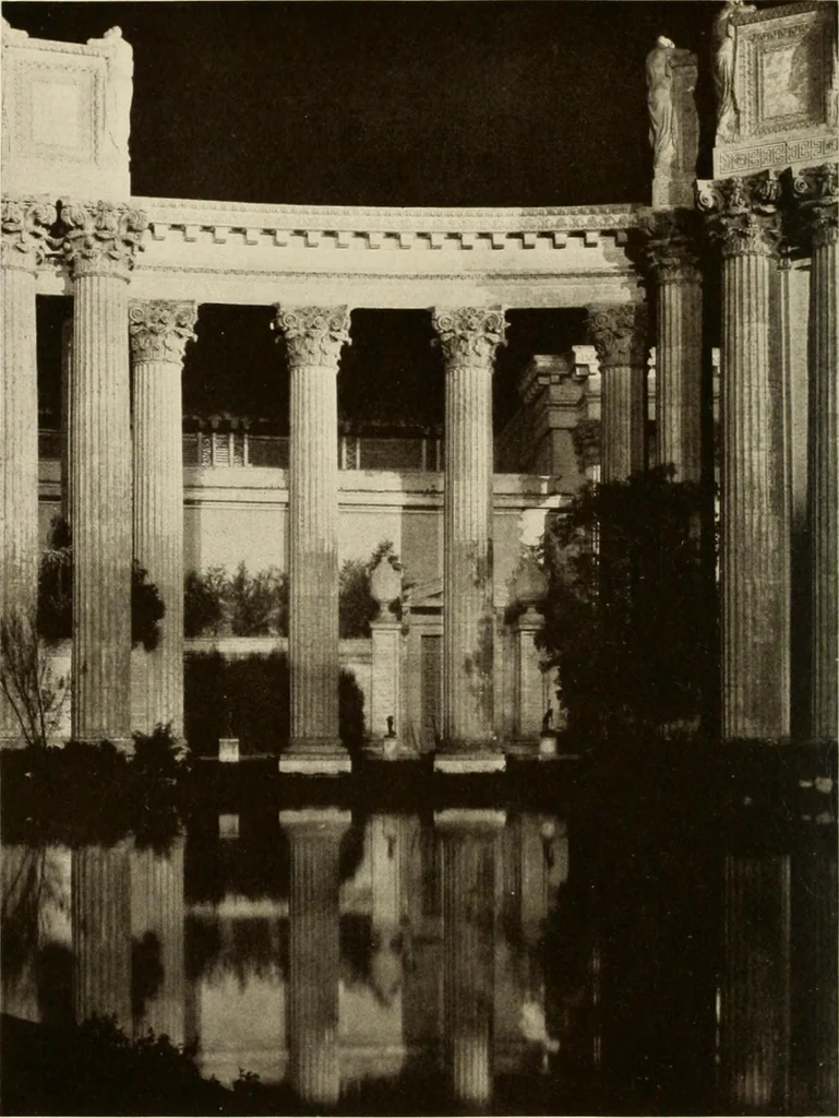 An illustration from Catalogue de luxe of the Department of Fine Arts, Panama-Pacific International Exposition, 1915, leaf 9