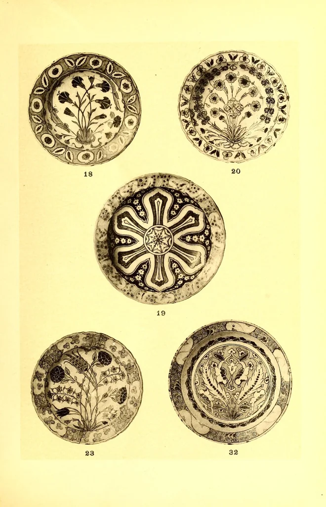 An illustration from Catalogue des anciennes Faiences persanes, damas, rhodes et koubatcha : composant la collection T.B.Whitney, 1910, leaf 43