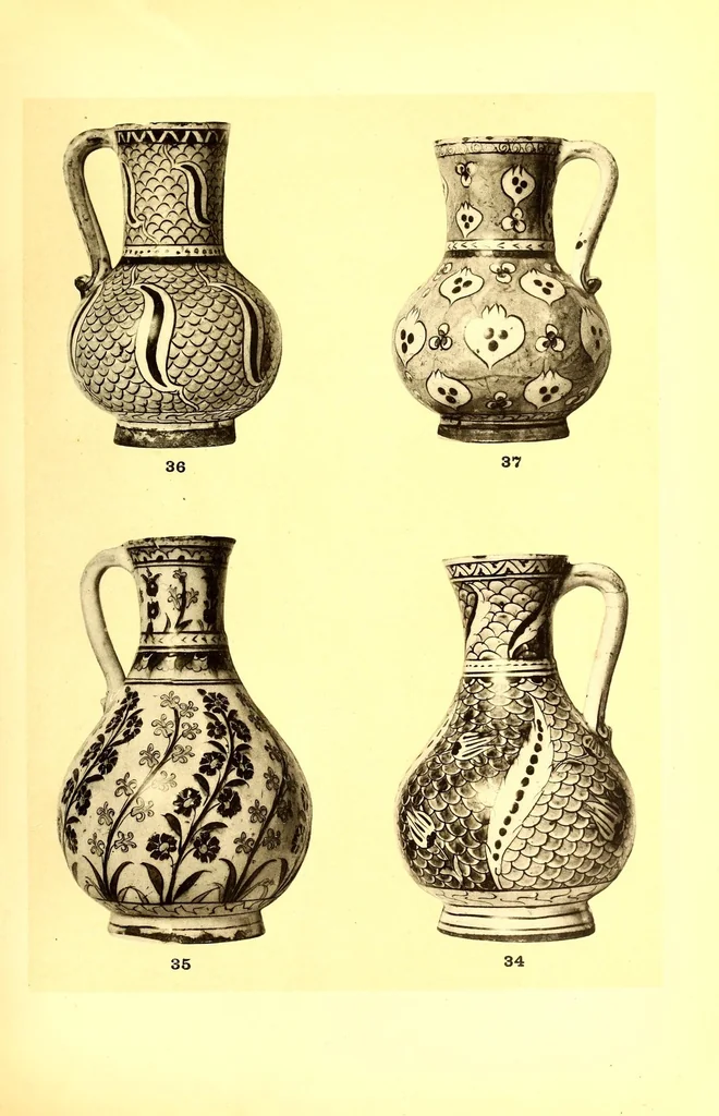 An illustration from Catalogue des anciennes Faiences persanes, damas, rhodes et koubatcha : composant la collection T.B.Whitney, 1910, leaf 67