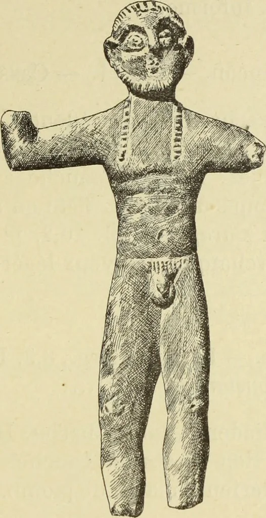 An illustration from Catalogue des bronzes de la Société archéologigue d'Athènes, 1894, leaf 156
