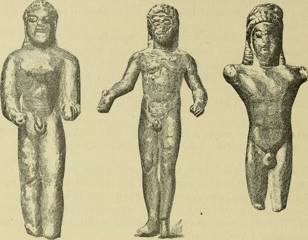 An illustration from Catalogue des bronzes de la Société archéologigue d'Athènes, 1894, leaf 159