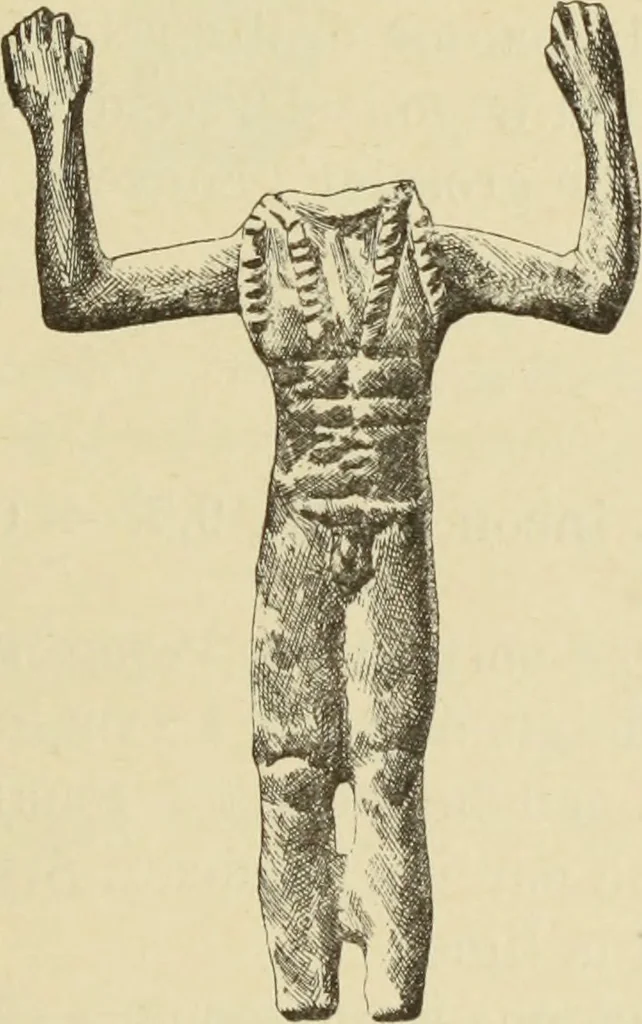An illustration from Catalogue des bronzes de la Société archéologigue d'Athènes, 1894, leaf 160