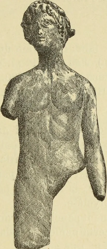 An illustration from Catalogue des bronzes de la Société archéologigue d'Athènes, 1894, leaf 162