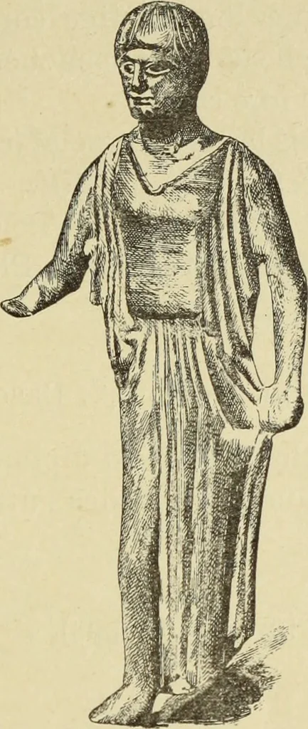 An illustration from Catalogue des bronzes de la Société archéologigue d'Athènes, 1894, leaf 184