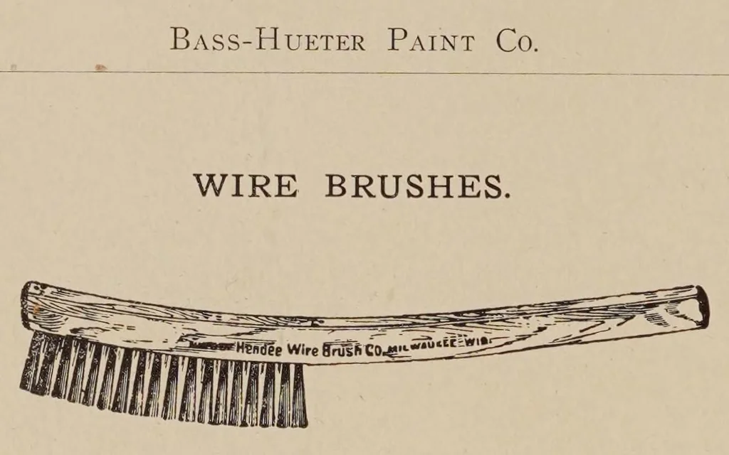 An illustration from Catalogue and descriptive price list of paints, varnishes, brushes, etc., 1910, leaf 90