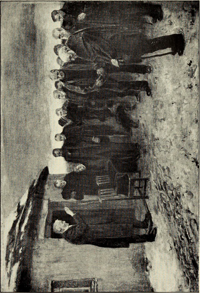 An illustration from Catalogue, descriptive and historical, of the pictures and sculpture in the Glasgow art gallery and museum, Kelvingrove, 1908, leaf 110