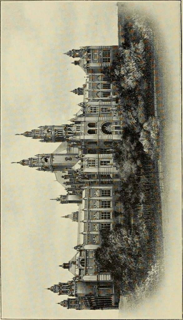 An illustration from Catalogue, descriptive and historical, of the pictures and sculpture in the Glasgow art gallery and museum, Kelvingrove, 1908, leaf 3