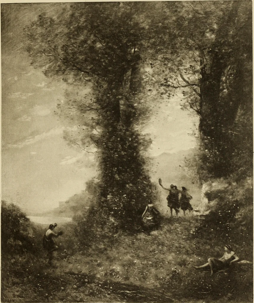 An illustration from Catalogue, descriptive and historical, of the pictures and sculpture in the Glasgow art gallery and museum, Kelvingrove, 1908, leaf 62