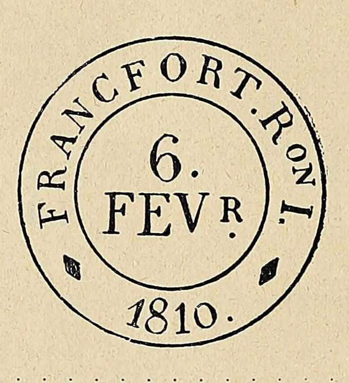 An illustration from Catalogue descriptif de toutes les marques postales de la France : inscriptions, timbres a main, et obliterations ... avec des prix de vente pour les collections, 1902, leaf 386