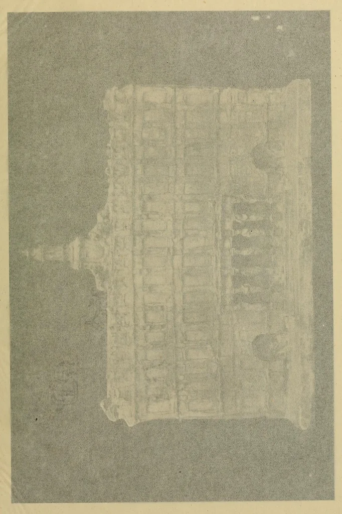 An illustration from Catalogue de sculptures originales : terres cuites, plâtres, bronzes ... tableaux et dessins par J.-B. Carpeaux : dessins par Eug. Delacroix dont la vente aura lieu à Paris, Galerie Manzi, Joyant, les lundis 8 et mardi 9 décembre 1913, 1913, leaf 83