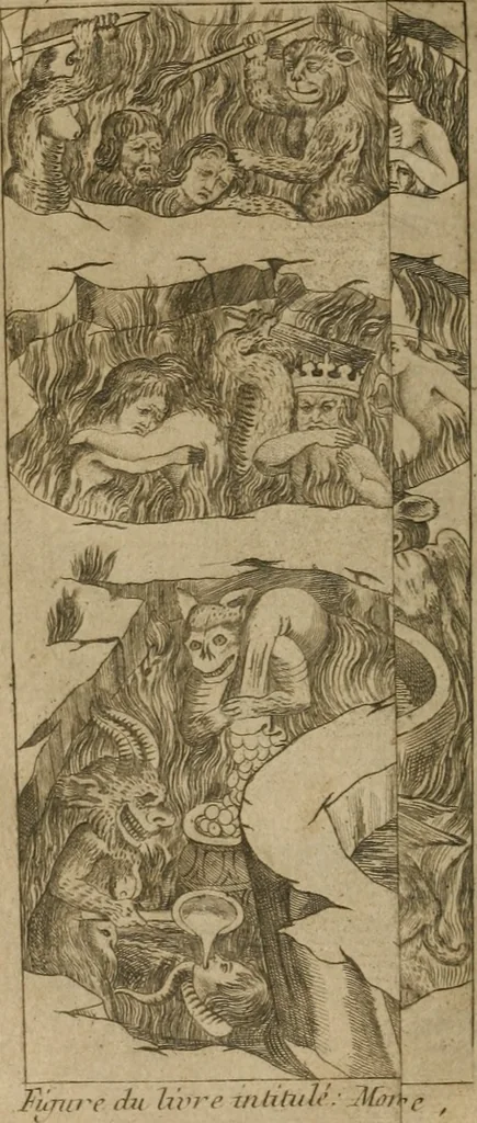 An illustration from Catalogue des livres de la bibliotheque de feu M. le duc de La Valliere. contenant les manuscrits, les premieres éditions, les livres imprimés sur vélin & sur grand papier, les livres rares & précieux par leur belle conservation, les livres d'estampes, &c., dont la vente se fera dans les premiers jours du mois de décembre 1783, 1783, leaf 503