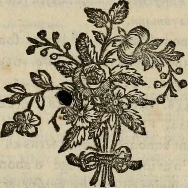An illustration from Catalogue des livres de la bibliotheque de feu M. le duc de La Valliere. contenant les manuscrits, les premieres éditions, les livres imprimés sur vélin & sur grand papier, les livres rares & précieux par leur belle conservation, les livres d'estampes, &c., dont la vente se fera dans les premiers jours du mois de décembre 1783, 1783, leaf 75