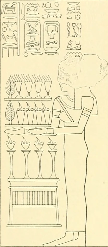 An illustration from Catalogue des monuments et inscriptions de l'Égypte antique / publié sous les auspices de S.A. Abbas II Helmi par la direction générale du Service des antiquités [de l'Égypte] ; par J. de Morgan, U. Bouriant, G. Legrain, G. Jéquier, A. Barsanti, 1894, leaf 115