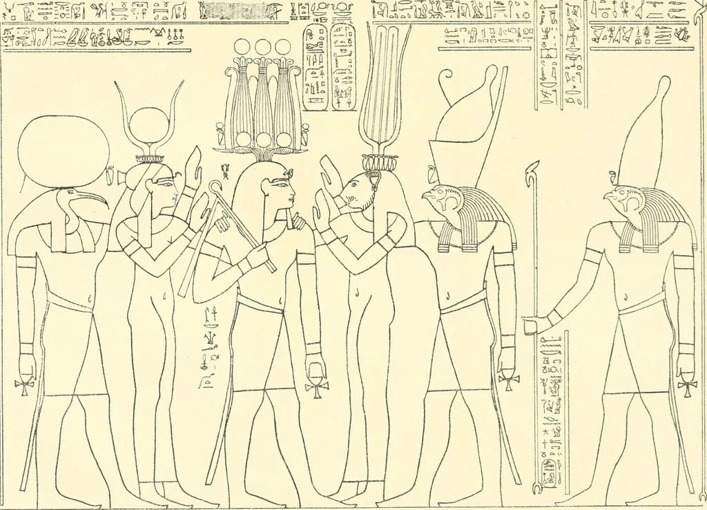 An illustration from Catalogue des monuments et inscriptions de l'Égypte antique / publié sous les auspices de S.A. Abbas II Helmi par la direction générale du Service des antiquités [de l'Égypte] ; par J. de Morgan, U. Bouriant, G. Legrain, G. Jéquier, A. Barsanti, 1894, leaf 186