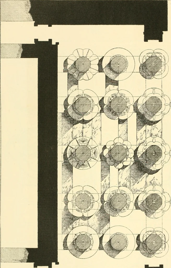 An illustration from Catalogue des monuments et inscriptions de l'Égypte antique / publié sous les auspices de S.A. Abbas II Helmi par la direction générale du Service des antiquités [de l'Égypte] ; par J. de Morgan, U. Bouriant, G. Legrain, G. Jéquier, A. Barsanti, 1894, leaf 233