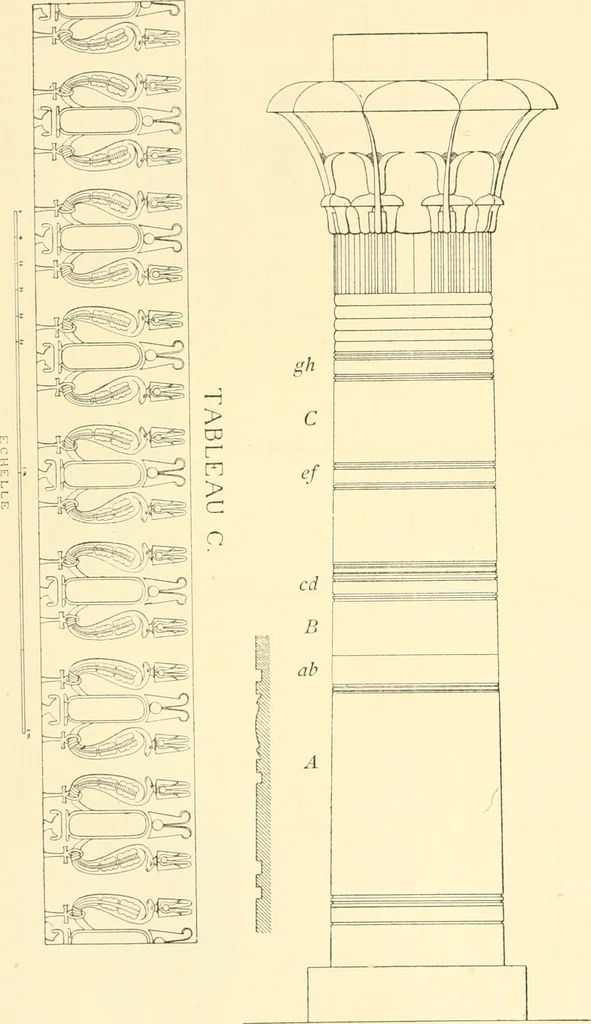 An illustration from Catalogue des monuments et inscriptions de l'Égypte antique / publié sous les auspices de S.A. Abbas II Helmi par la direction générale du Service des antiquités [de l'Égypte] ; par J. de Morgan, U. Bouriant, G. Legrain, G. Jéquier, A. Barsanti, 1894, leaf 239