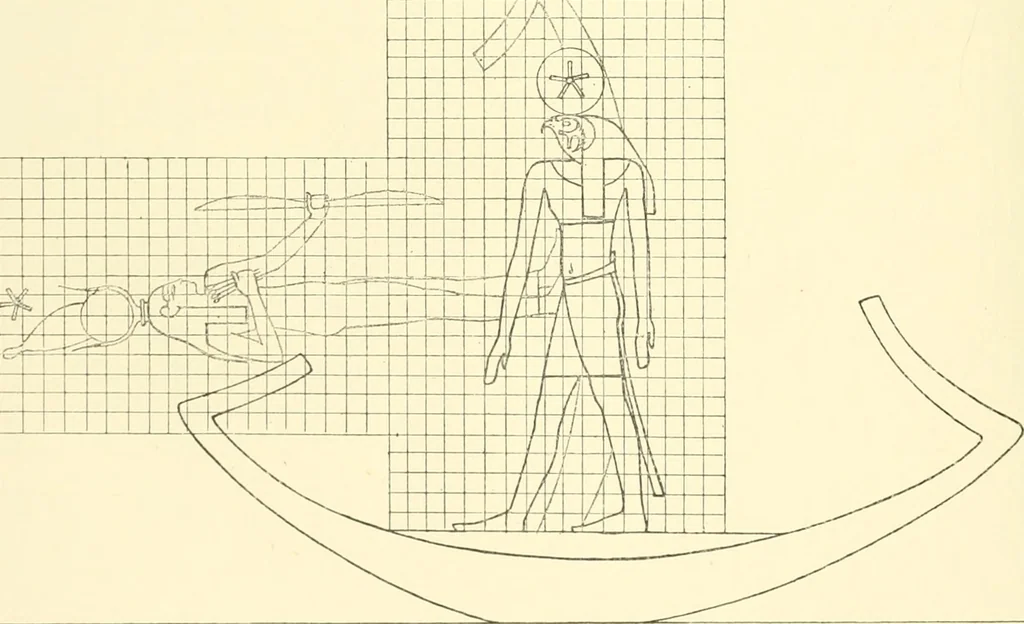 An illustration from Catalogue des monuments et inscriptions de l'Égypte antique / publié sous les auspices de S.A. Abbas II Helmi par la direction générale du Service des antiquités [de l'Égypte] ; par J. de Morgan, U. Bouriant, G. Legrain, G. Jéquier, A. Barsanti, 1894, leaf 273