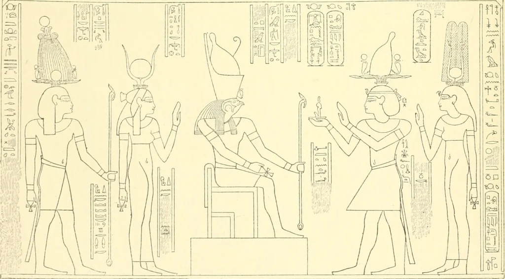 An illustration from Catalogue des monuments et inscriptions de l'Égypte antique / publié sous les auspices de S.A. Abbas II Helmi par la direction générale du Service des antiquités [de l'Égypte] ; par J. de Morgan, U. Bouriant, G. Legrain, G. Jéquier, A. Barsanti, 1894, leaf 315