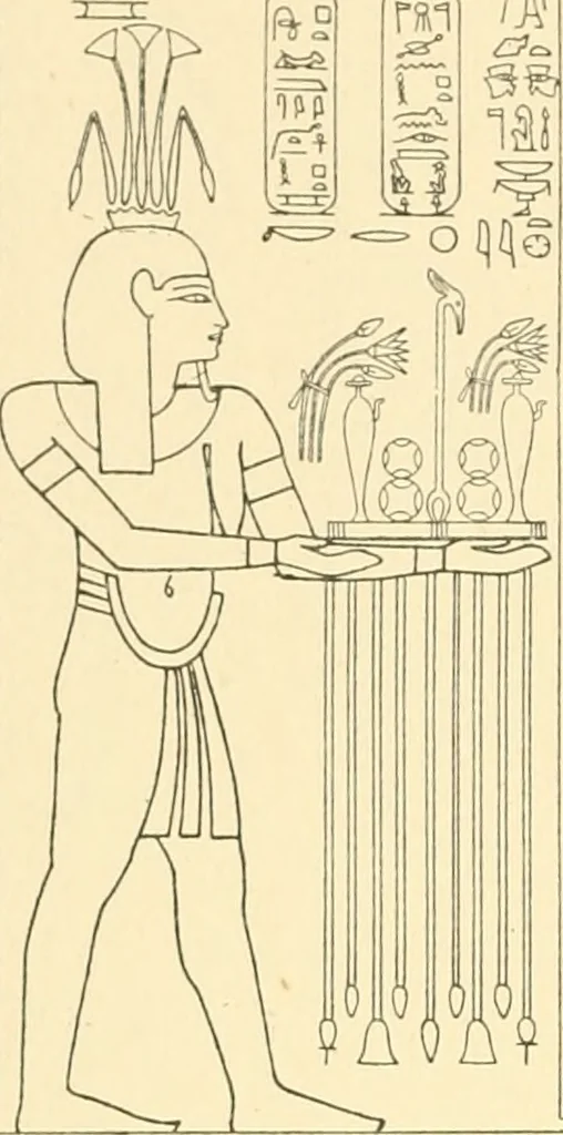 An illustration from Catalogue des monuments et inscriptions de l'Égypte antique / publié sous les auspices de S.A. Abbas II Helmi par la direction générale du Service des antiquités [de l'Égypte] ; par J. de Morgan, U. Bouriant, G. Legrain, G. Jéquier, A. Barsanti, 1894, leaf 359
