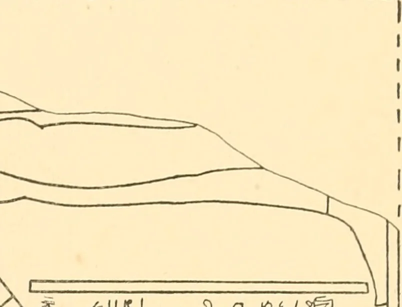 An illustration from Catalogue des monuments et inscriptions de l'Égypte antique / publié sous les auspices de S.A. Abbas II Helmi par la direction générale du Service des antiquités [de l'Égypte] ; par J. de Morgan, U. Bouriant, G. Legrain, G. Jéquier, A. Barsanti, 1894, leaf 388