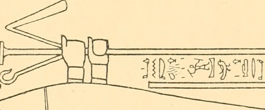 An illustration from Catalogue des monuments et inscriptions de l'Égypte antique / publié sous les auspices de S.A. Abbas II Helmi par la direction générale du Service des antiquités [de l'Égypte] ; par J. de Morgan, U. Bouriant, G. Legrain, G. Jéquier, A. Barsanti, 1894, leaf 396