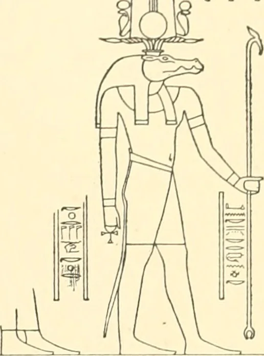An illustration from Catalogue des monuments et inscriptions de l'Égypte antique / publié sous les auspices de S.A. Abbas II Helmi par la direction générale du Service des antiquités [de l'Égypte] ; par J. de Morgan, U. Bouriant, G. Legrain, G. Jéquier, A. Barsanti, 1894, leaf 60
