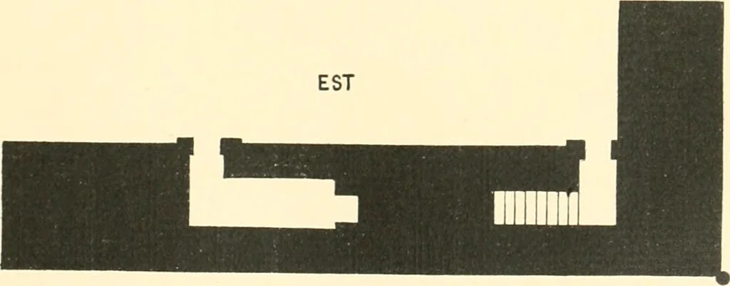 An illustration from Catalogue des monuments et inscriptions de l'Égypte antique / publié sous les auspices de S.A. Abbas II Helmi par la direction générale du Service des antiquités [de l'Égypte] ; par J. de Morgan, U. Bouriant, G. Legrain, G. Jéquier, A. Barsanti, 1894, leaf 78