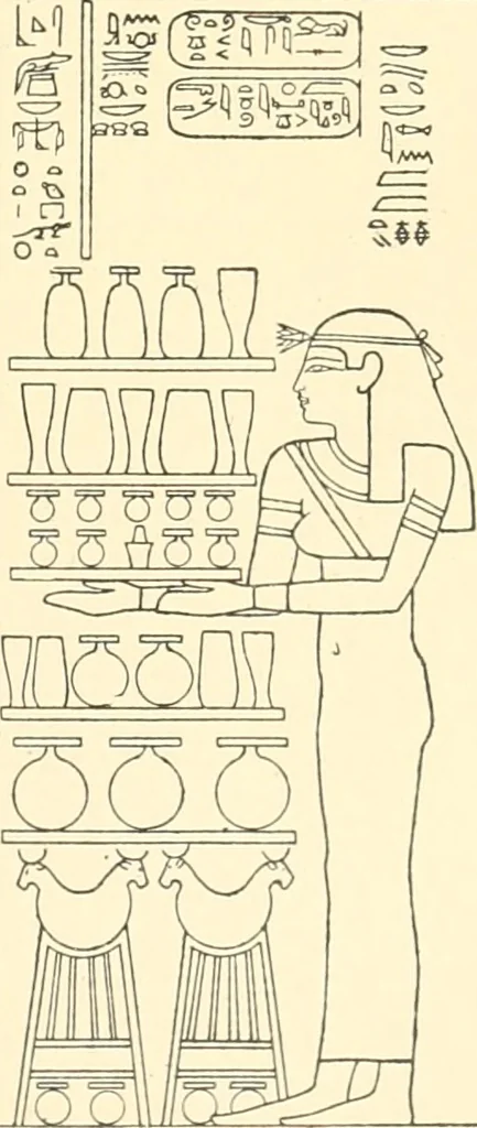An illustration from Catalogue des monuments et inscriptions de l'Égypte antique / publié sous les auspices de S.A. Abbas II Helmi par la direction générale du Service des antiquités [de l'Égypte] ; par J. de Morgan, U. Bouriant, G. Legrain, G. Jéquier, A. Barsanti, 1894, leaf 82
