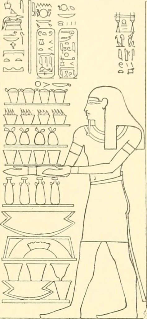 An illustration from Catalogue des monuments et inscriptions de l'Égypte antique / publié sous les auspices de S.A. Abbas II Helmi par la direction générale du Service des antiquités [de l'Égypte] ; par J. de Morgan, U. Bouriant, G. Legrain, G. Jéquier, A. Barsanti, 1894, leaf 84