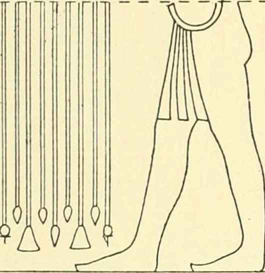 An illustration from Catalogue des monuments et inscriptions de l'Égypte antique / publié sous les auspices de S.A. Abbas II Helmi par la direction générale du Service des antiquités [de l'Égypte] ; par J. de Morgan, U. Bouriant, G. Legrain, G. Jéquier, A. Barsanti, 1894, leaf 131