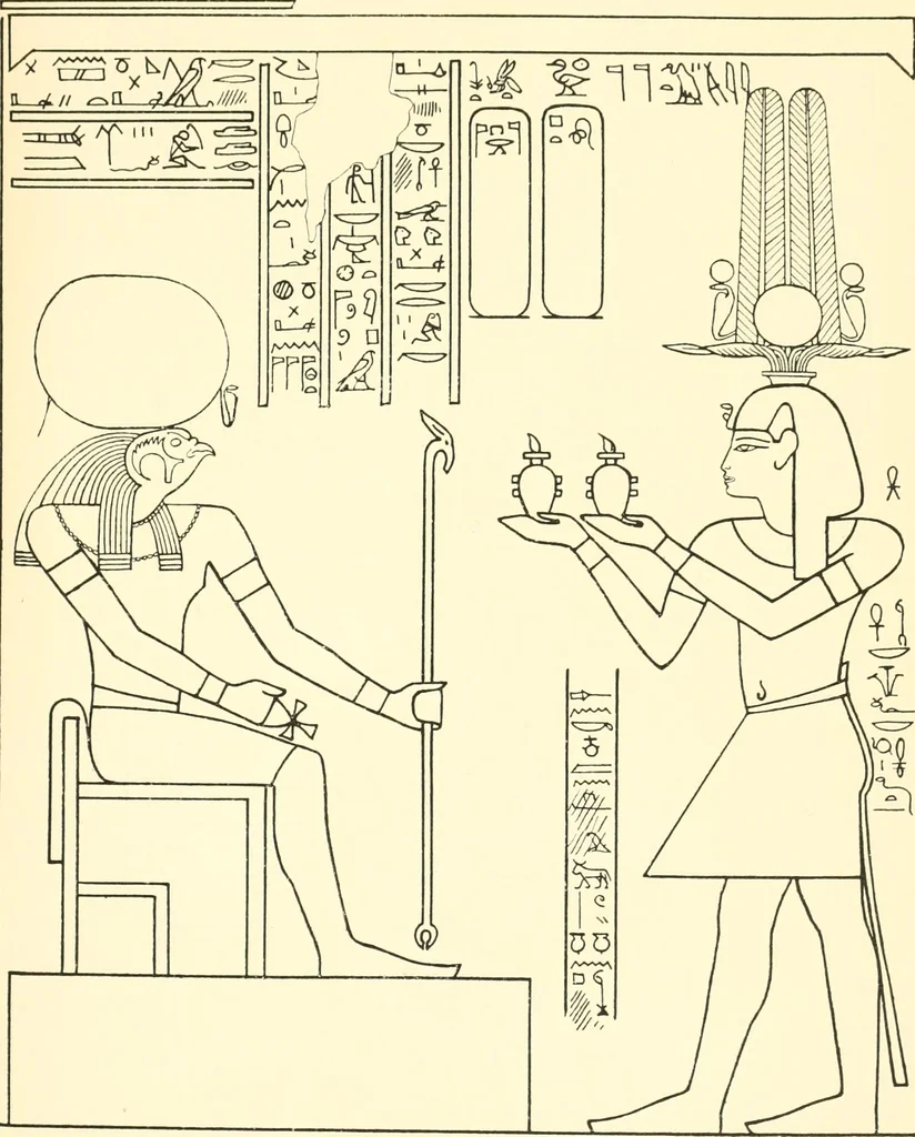 An illustration from Catalogue des monuments et inscriptions de l'Égypte antique / publié sous les auspices de S.A. Abbas II Helmi par la direction générale du Service des antiquités [de l'Égypte] ; par J. de Morgan, U. Bouriant, G. Legrain, G. Jéquier, A. Barsanti, 1894, leaf 30