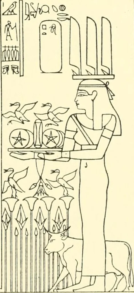 An illustration from Catalogue des monuments et inscriptions de l'Égypte antique / publié sous les auspices de S.A. Abbas II Helmi par la direction générale du Service des antiquités [de l'Égypte] ; par J. de Morgan, U. Bouriant, G. Legrain, G. Jéquier, A. Barsanti, 1894, leaf 33