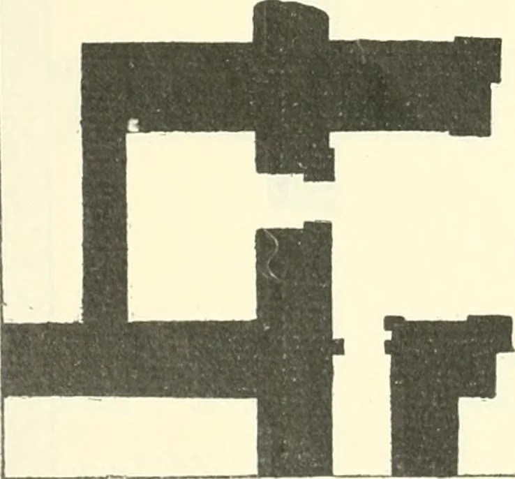 An illustration from Catalogue des monuments et inscriptions de l'Égypte antique / publié sous les auspices de S.A. Abbas II Helmi par la direction générale du Service des antiquités [de l'Égypte] ; par J. de Morgan, U. Bouriant, G. Legrain, G. Jéquier, A. Barsanti, 1894, leaf 55