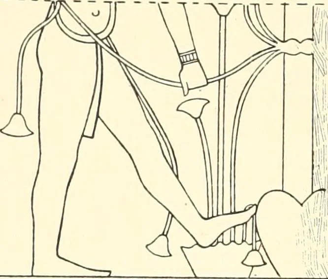 An illustration from Catalogue des monuments et inscriptions de l'Égypte antique / publié sous les auspices de S.A. Abbas II Helmi par la direction générale du Service des antiquités [de l'Égypte] ; par J. de Morgan, U. Bouriant, G. Legrain, G. Jéquier, A. Barsanti, 1894, leaf 79