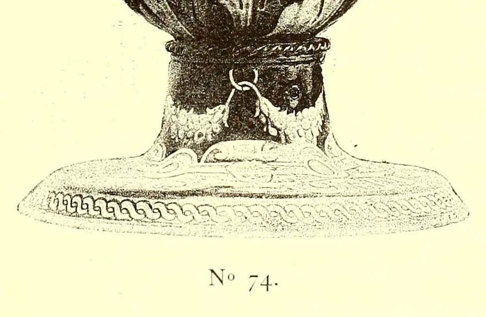 An illustration from Catalogue des objets d'art de Haute Curiosite et d'ameublement : composant l'importante collection de M. CH. Stein, 1886, leaf 51