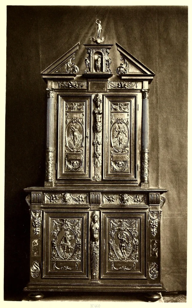 An illustration from Catalogue des objets d'art de l'orient et de l'occident tableaux dessins : composant la collection de feu M. Albert Goupil, 1888, leaf 121