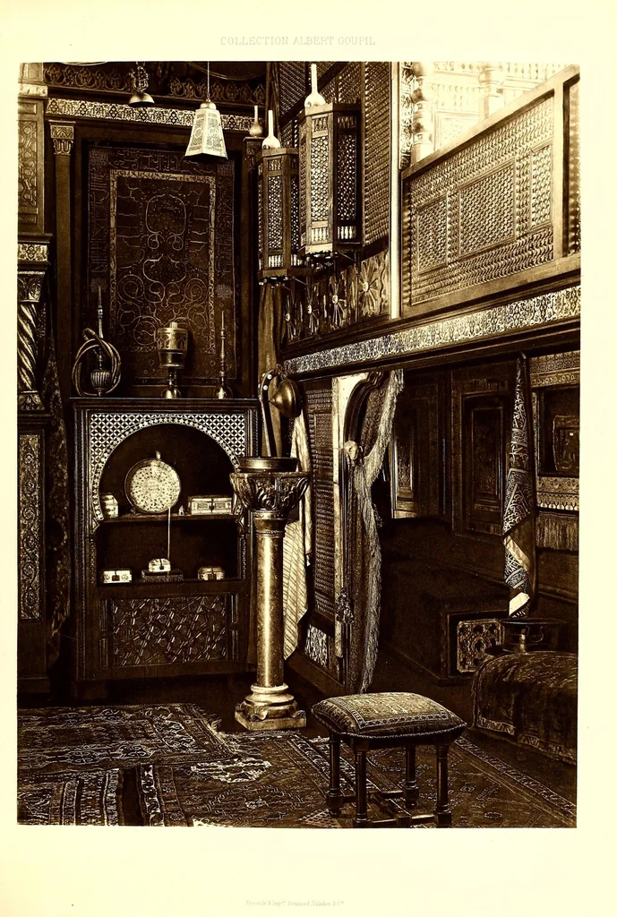 An illustration from Catalogue des objets d'art de l'orient et de l'occident tableaux dessins : composant la collection de feu M. Albert Goupil, 1888, leaf 75