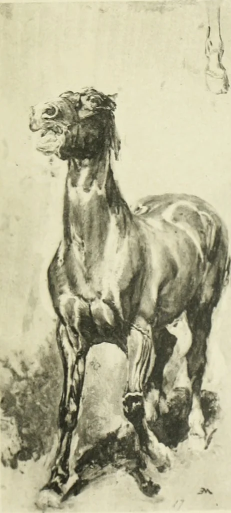 An illustration from Catalogue des tableaux modernes ... sculptures ... tableaux anciens ... tapis-series ... de Ferrare (Italie) 16e siècle ... provenant de la collection de feu Madame A.C... d'A... dont la vente aux enchères ... 14 mai 1920, 1920, leaf 30