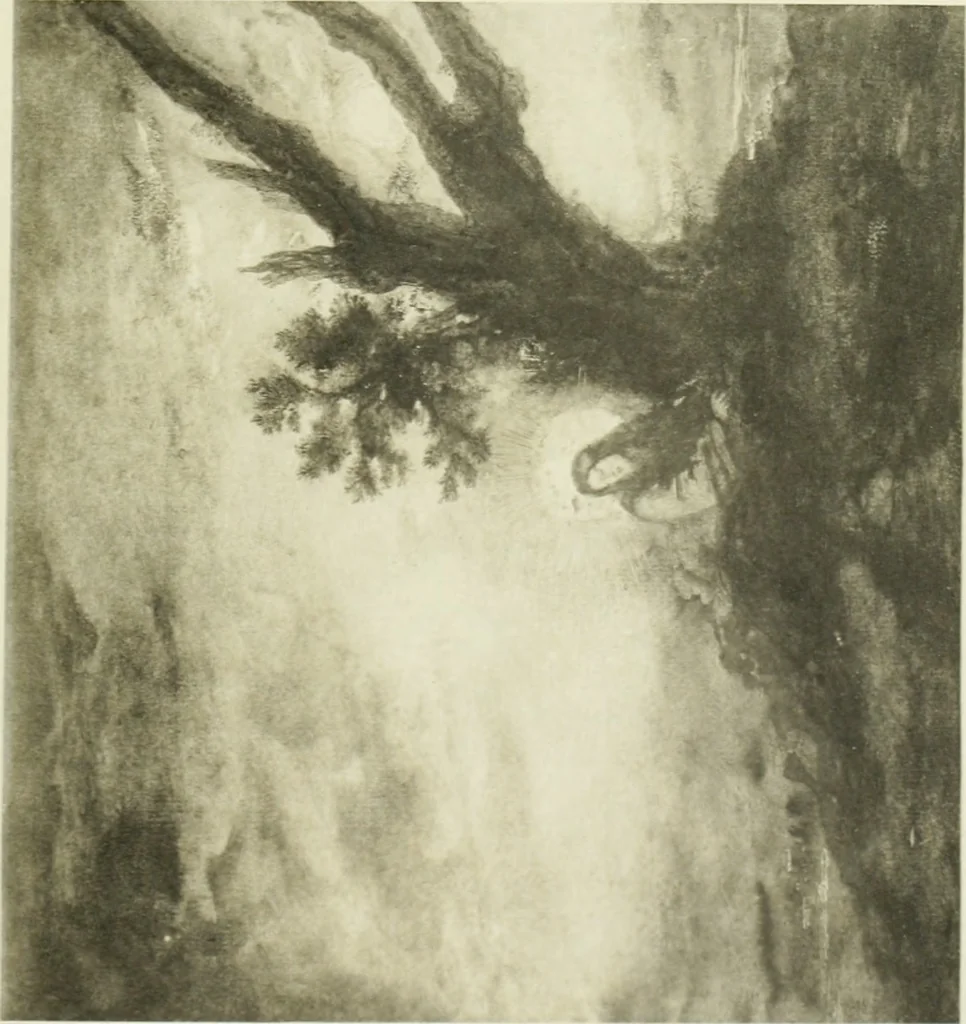 An illustration from Catalogue des tableaux modernes ... sculptures ... tableaux anciens ... tapis-series ... de Ferrare (Italie) 16e siècle ... provenant de la collection de feu Madame A.C... d'A... dont la vente aux enchères ... 14 mai 1920, 1920, leaf 54