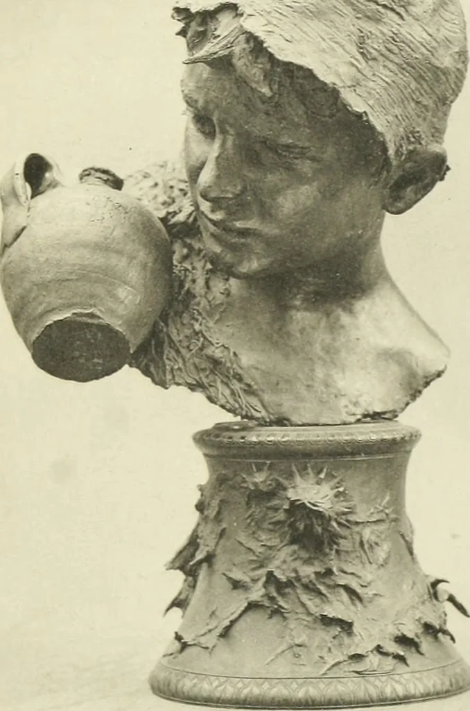 An illustration from Catalogue des tableaux modernes ... sculptures ... tableaux anciens ... tapis-series ... de Ferrare (Italie) 16e siècle ... provenant de la collection de feu Madame A.C... d'A... dont la vente aux enchères ... 14 mai 1920, 1920, leaf 60