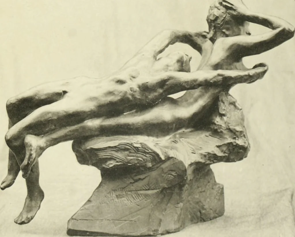 An illustration from Catalogue des tableaux modernes ... sculptures ... tableaux anciens ... tapis-series ... de Ferrare (Italie) 16e siècle ... provenant de la collection de feu Madame A.C... d'A... dont la vente aux enchères ... 14 mai 1920, 1920, leaf 60