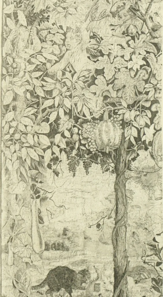 An illustration from Catalogue des tableaux modernes ... sculptures ... tableaux anciens ... tapis-series ... de Ferrare (Italie) 16e siècle ... provenant de la collection de feu Madame A.C... d'A... dont la vente aux enchères ... 14 mai 1920, 1920, leaf 86