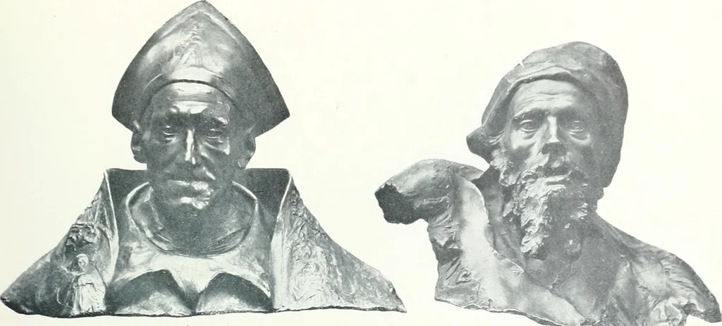 An illustration from Catalogue des tableaux modernes, aquarelles, pastels, dessins, sculptures, objets d'art, composant la collection de m. Arsène Alexandre et dont la vente aura lieu à Paris, Galerie Georges Petit ... les ... 18 et ... 19 mai 1903 .., 1903, leaf 124