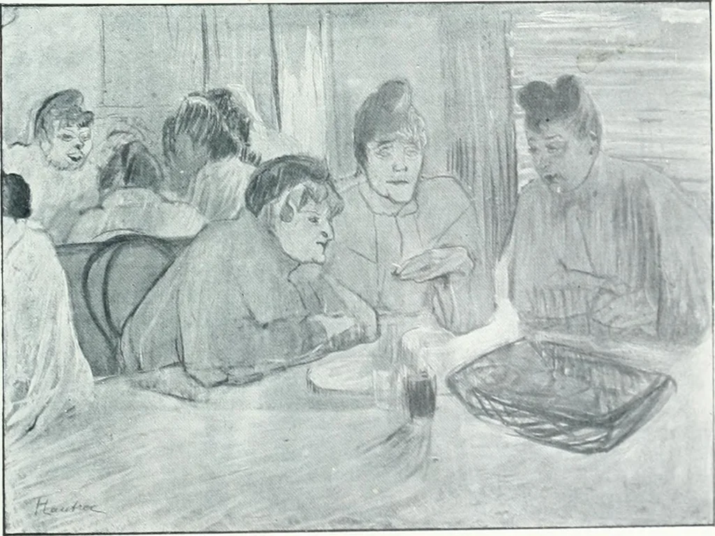 An illustration from Catalogue des tableaux modernes, aquarelles, pastels, dessins, sculptures, objets d'art, composant la collection de m. Arsène Alexandre et dont la vente aura lieu à Paris, Galerie Georges Petit ... les ... 18 et ... 19 mai 1903 .., 1903, leaf 66
