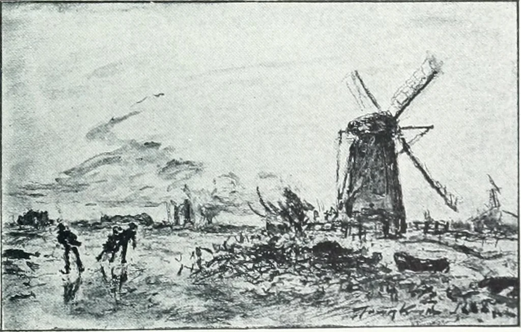 An illustration from Catalogue des tableaux modernes, aquarelles, pastels, dessins, sculptures, objets d'art, composant la collection de m. Arsène Alexandre et dont la vente aura lieu à Paris, Galerie Georges Petit ... les ... 18 et ... 19 mai 1903 .., 1903, leaf 82