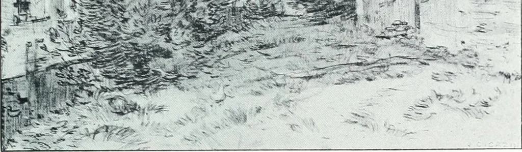 An illustration from Catalogue des tableaux modernes, aquarelles, pastels, dessins, sculptures, objets d'art, composant la collection de m. Arsène Alexandre et dont la vente aura lieu à Paris, Galerie Georges Petit ... les ... 18 et ... 19 mai 1903 .., 1903, leaf 96