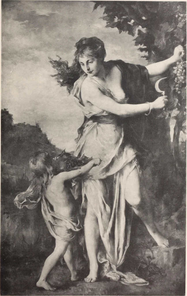 An illustration from Catalogue des tableaux anciens et modernes : par Juan de Arellano, Goya, Van Goyen ... : dessins anciens et aquarelles modernes ... : le tout dépendant de l'imporante collection de M. D.-- de G.--, 1896, leaf 106