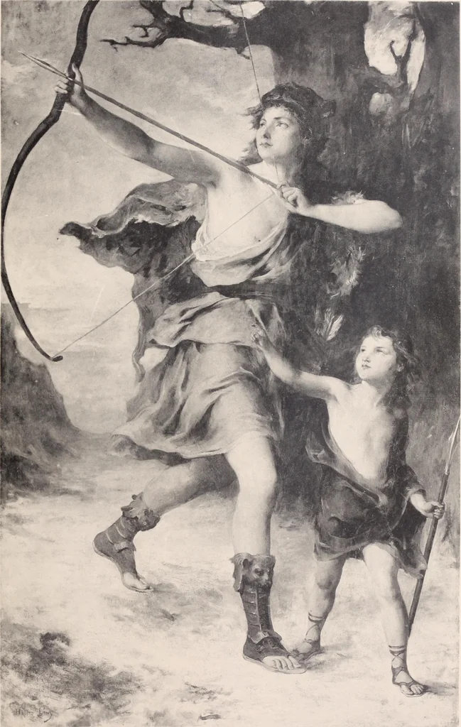 An illustration from Catalogue des tableaux anciens et modernes : par Juan de Arellano, Goya, Van Goyen ... : dessins anciens et aquarelles modernes ... : le tout dépendant de l'imporante collection de M. D.-- de G.--, 1896, leaf 108